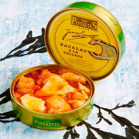 Bacalao a la gallega ('Los Peperetes' conserva artesanal)