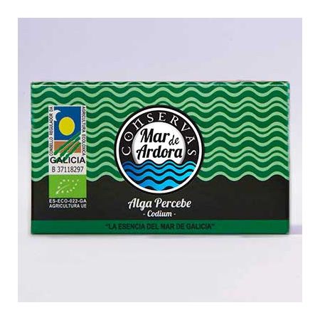 Alga percebe o codium al natural en conserva lata 60 g