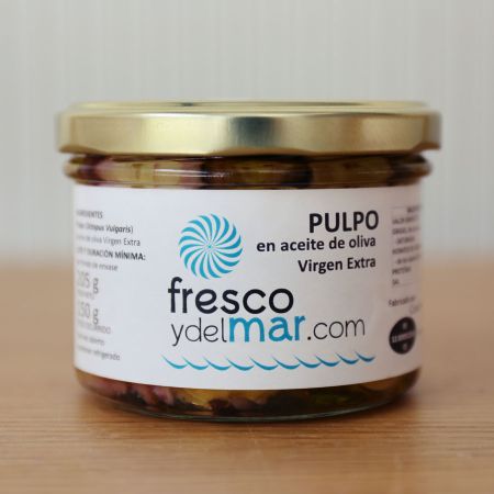 Pulpo en aceite de oliva (conserva artesanal)